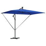 vidaXL Parasol Azur 294 x 200 x 270 cm Polyester et Aluminium