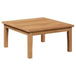 vidaXL Banc de jardin 2 Pièces Gris et marron Bois de teck massif