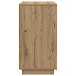 vidaXL Buffet en Chêne Artisan chêne artisanal 80 x 34 x 75 cm