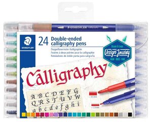 Étui de 24 Feutres double pointe de calligraphie STAEDTLER