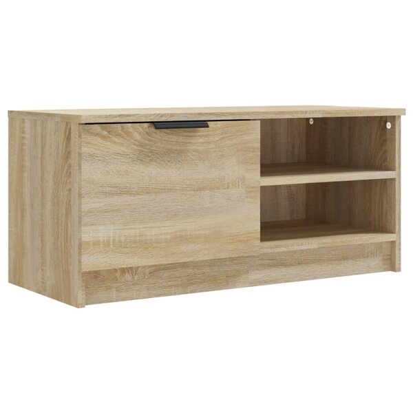 vidaXL Meuble TV Chêne sonoma 80x35x36 5 cm Bois d'ingénierie