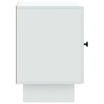 vidaXL Cabinet de chevet 2 pc Blanc 43 x 34 5 x 50 cm