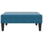 vidaXL Ensemble de canapés 2 Pièces avec coussins bleu velours