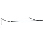Store rétractable manuel vidaXL Rouge 400x300 cm