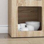 vidaXL Buffet Chêne Sonoma 59 x 35 x 80 5 cm Bois d'ingénierie