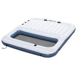 Bestway Île flottante Hydro-Force 2 Pièces Blanc et bleu PVC