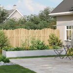 vidaXL Jardinière 360x80x40 cm acier galvanisé