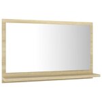 Miroir de salle de bain 60x10 5x37 cm aggloméré beige 02_0006923