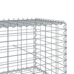 vidaXL Panier gabion avec couvercle 1000x50x50 cm fer galvanisé