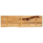 vidaXL Dessus de table 110x20x3 8cm bord vif bois massif manguier brut