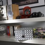 2 cadenas en aluminium 30 mm avec couverture vinyle noire