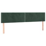 vidaXL Sommier à lattes de lit avec matelas LED Vert foncé 200x200 cm