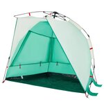 vidaXL Tente de plage 2 personnes libération rapide imperméable