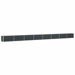 vidaXL Jardinière Anthracite 480 x 50 x 45 cm Acier galvanisé