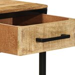 vidaXL Bureau 100x50x75 cm en bois massif de mangue