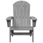 vidaXL Mobilier de jardin lounge 2 Pièces Gris clair 74 x 82 x 90 cm