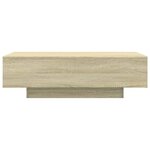 vidaXL Table basse chêne sonoma 100x49 5x31 cm bois d'ingénierie