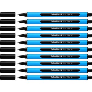 Stylo à bille Slider Edge Pointe Moyenne noir x 10 SCHNEIDER