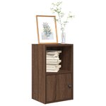 vidaXL Bibliothèque chêne marron 31x24x52 cm bois d'ingénierie