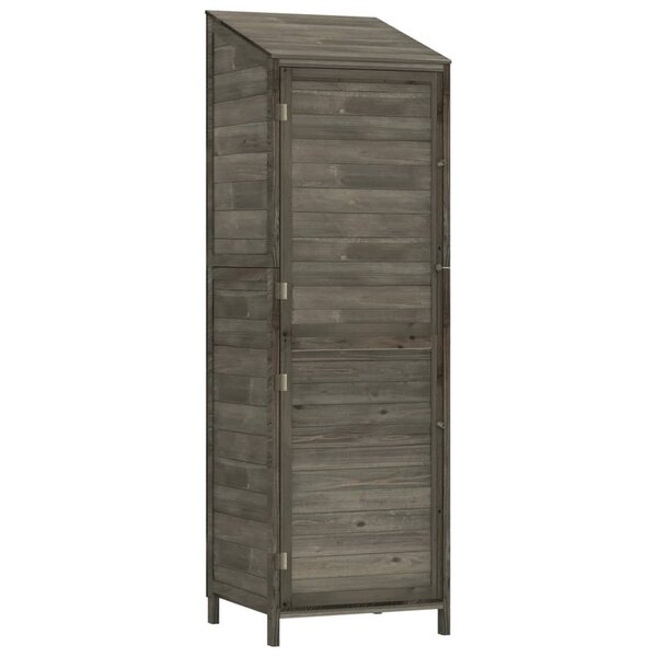 vidaXL Remise de jardin Anthracite 55x52x174 5 cm Bois de sapin solide