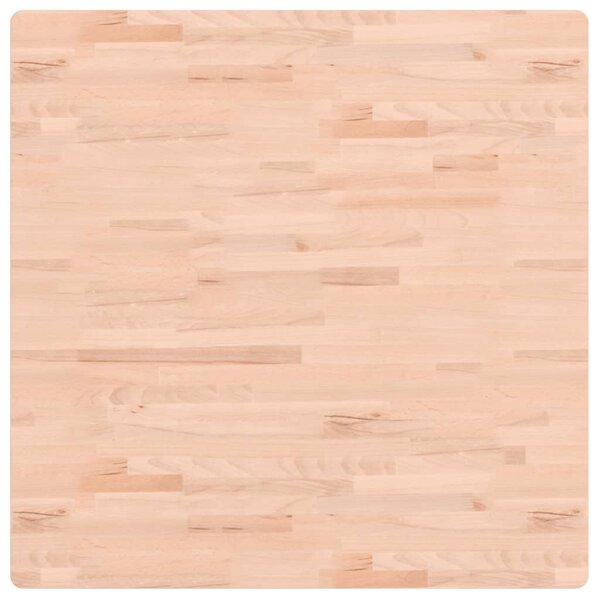 vidaXL Dessus de table 90x90x1 5 cm carré bois massif de hêtre