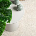 vidaXL Tapis ISTAN à poils longs aspect brillant crème 120x170 cm
