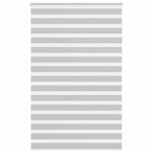 vidaXL Store zèbre gris clair largeur du tissu 135 9 cm polyester