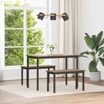 vidaXL banc Chêne artisan 80 x 35 x 45 cm Bois d'ingénierie