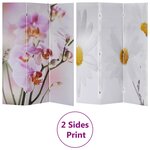 vidaXL Cloison de séparation pliable 120 x 170 cm Fleur