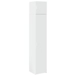 vidaXL Armoire de rangement mince blanc 40x42 5x225 cm