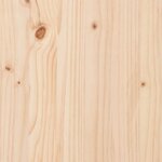 vidaXL Salon de jardin 3 Pièces avec coussins Bois de pin massif