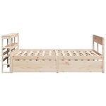 vidaXL Cadre de lit sans matelas 140x200 cm bois massif de pin