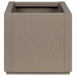 Jardinière vidaXL Marron Clair 36x36x35 cm PP