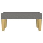 Banc banquette 70 x 30 x 30 cm tissu gris foncé 02_0010675