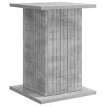 vidaXL Support de Plante Gris béton 30 5 x 30 x 43 cm