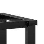 vidaXL Pieds de table basse cadre en O 140x30x43 cm acier