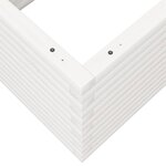 vidaXL Jardinière blanc 110x60x46 cm bois de pin massif