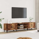 vidaXL Meuble TV vieux bois 180x31 5x40 cm bois d'ingénierie