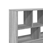vidaXL Bibliothèque/Séparateur de pièce sonoma gris 100x33x94 5 cm