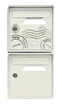 Pack de 2 boîtes aux lettres murales - "Globe-trotter" - "Blanc ivoire"