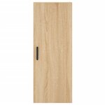 vidaXL Buffet haut Chêne sonoma 34 5x34x180 cm Bois d'ingénierie