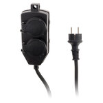 Boitier de dérivation 4 prises IP44 - câble 3G 1 5 H07RN-F - Longueur 5m NF - Zenitech