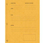 Pack de 25 chemises Avocat imprimées Plaidoirie 25x32 cm 265g Jaune EXACOMPTA