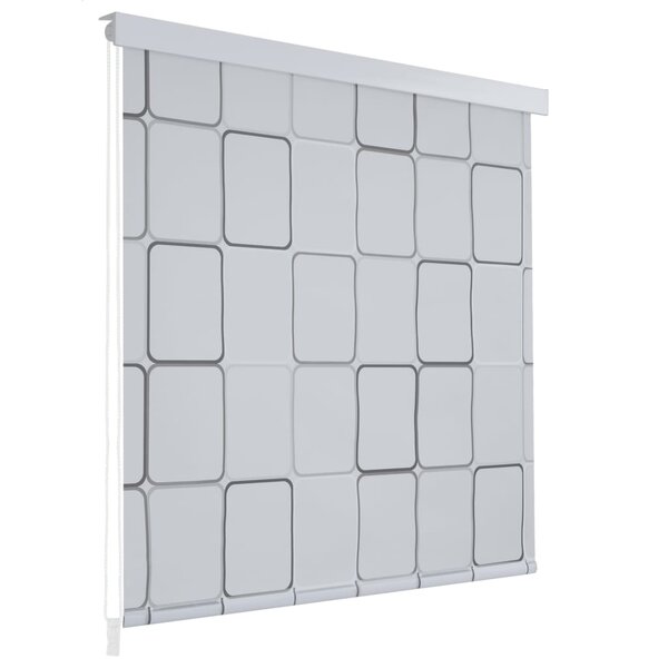vidaXL Store roulant de douche 100x240 cm Carré