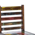 vidaXL Chaises à manger lot de 2 bois de récupération solide