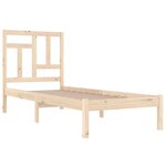 vidaXL Cadre de lit sans matelas 90x190 cm bois de pin massif