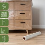 Pack and Move - Lot 2 Films Étirables - 0 45 x 100 m - Protection Emballage Déménagement - Anti rayures - Anti frottements - Imperméable