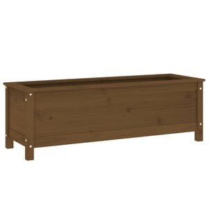 vidaXL Lit surélevé de jardin brun miel 119 5x40x39 cm bois pin massif