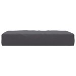 vidaXL Coussin de palette anthracite 60x60x6 cm tissu oxford