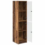 vidaXL Haut Armoire Bois Ancien 35 x 37 x 142 cm Bois d'ingénierie
